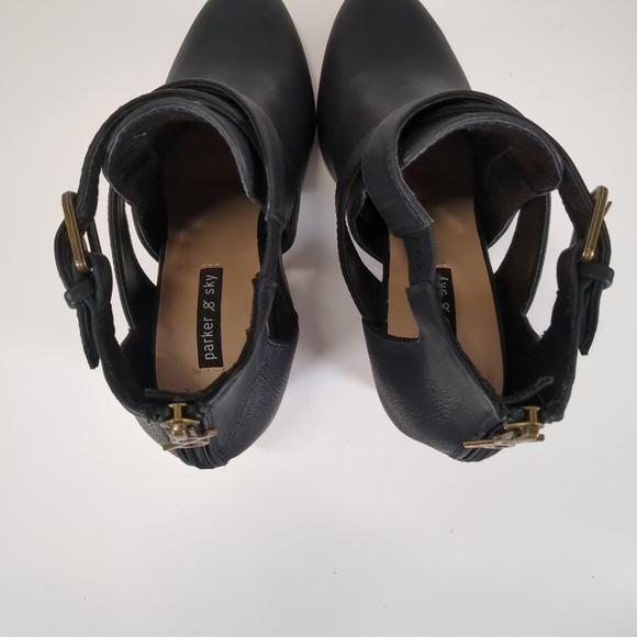 Parker And Sky Women's Black Ankle Boots , Size 7 - Picture 7 of 8